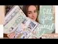 How to fill your journal pages easy first page ideas and what to write 