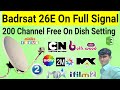 New Channel Add Badrsat 26E Satellite On Full Dish Setting Channel Scan 2026 Mbfreedish 