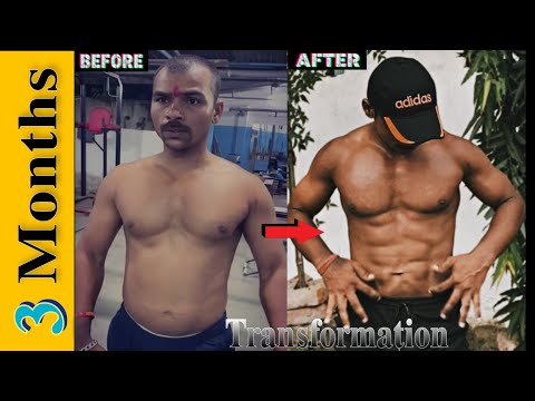 3 months natural body transformation from fat to fit | motivational video