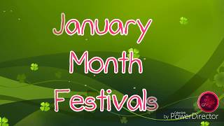 January Month Festivals 2018