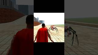 Choo Choo Charles vs superman 😲 in Indian bike driving 3D #game #indianbikedriving3d #gta