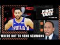 Stephen A.: YOU DON'T TRADE BEN SIMMONS TO THE NETS OR THE WARRIORS! | First Take