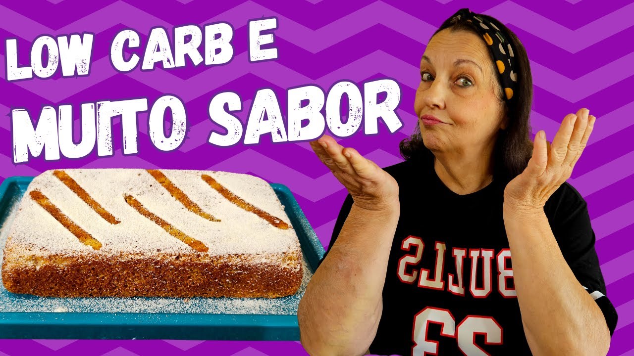 VOCÊ NÃO VAI ACREDITAR EM COMO FICOU ESSE BOLO DIET E LOW CARB