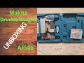 Makita AF506 Druckluftnagler Unboxing Test und Eindruck .
