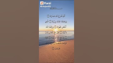 سورة الشرح هي سورة مكية، من المفصل، آياتها 8، وترتيبها في المصحف 94، في الجزء الثلاثين