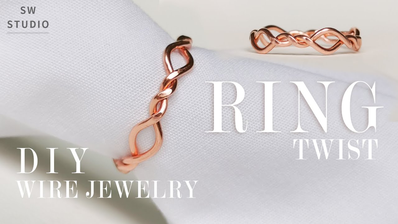 Twist Ring/Easy Ring/DIY Ring/Wire Wrap Ring Tutorial/DIY Jewelry/How to make