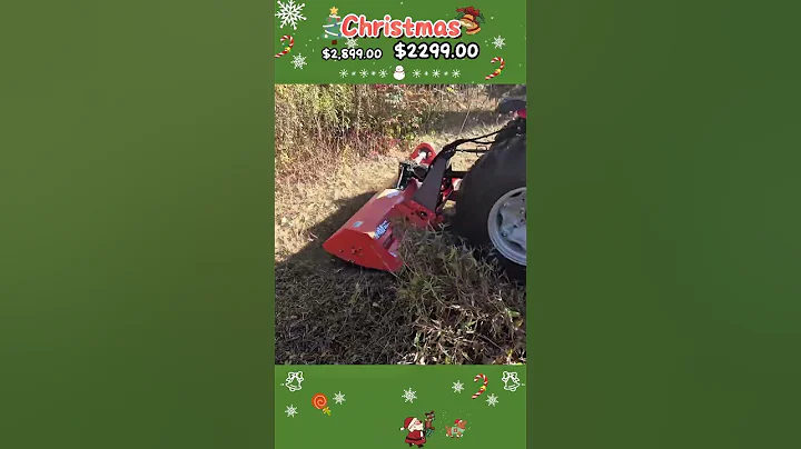 Durable 68'' PTO flail mower with hydraulic side shift, ideal for efficient landscaping!