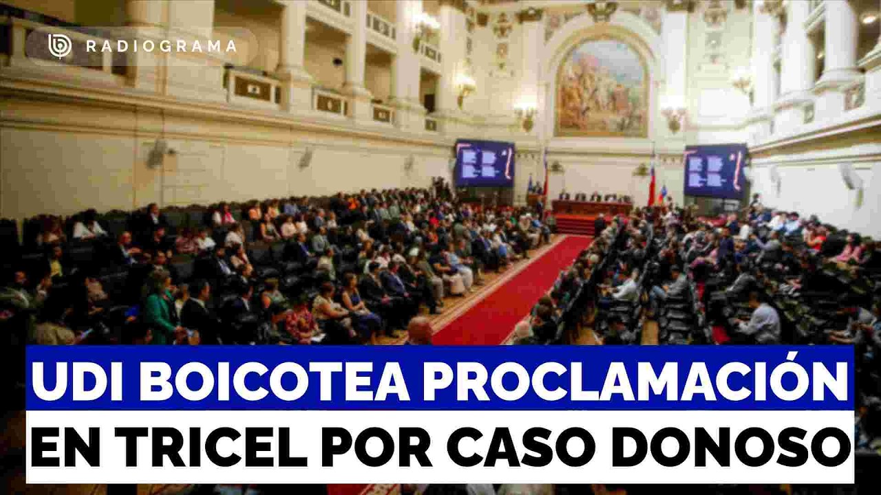 Bancada UDI boicotea proclamación en el Tricel por caso Donoso: PDG acusa 