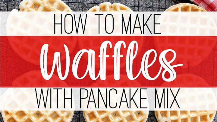 How to Make Waffles with Pancake Mix
