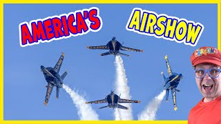 Matty Crayon visits America's Airshow | Airshows for Kids | Planes For Kids