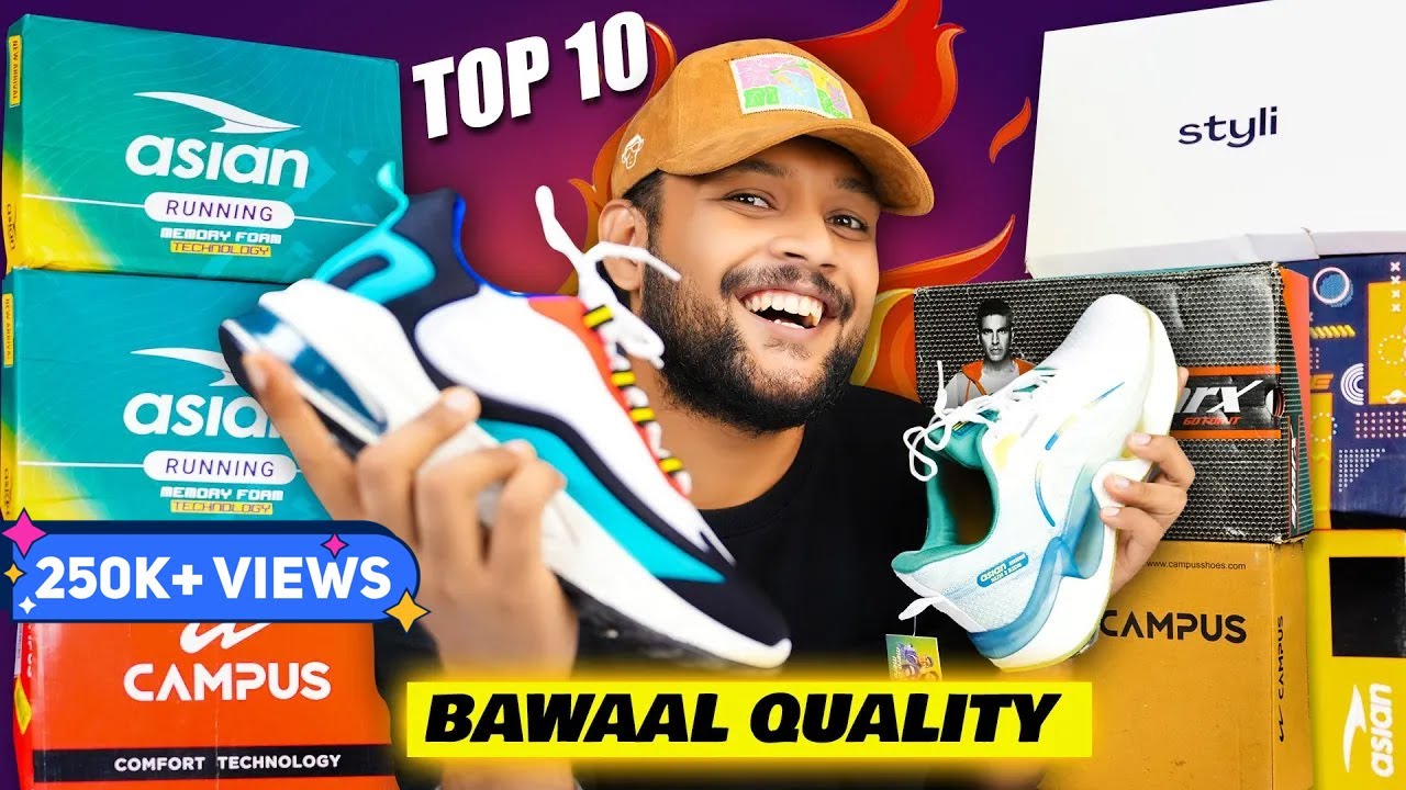 10 Best Shoes/Sneakers Under 1000/2000 🔥 Asian, Campus, Styli | Amazon ...