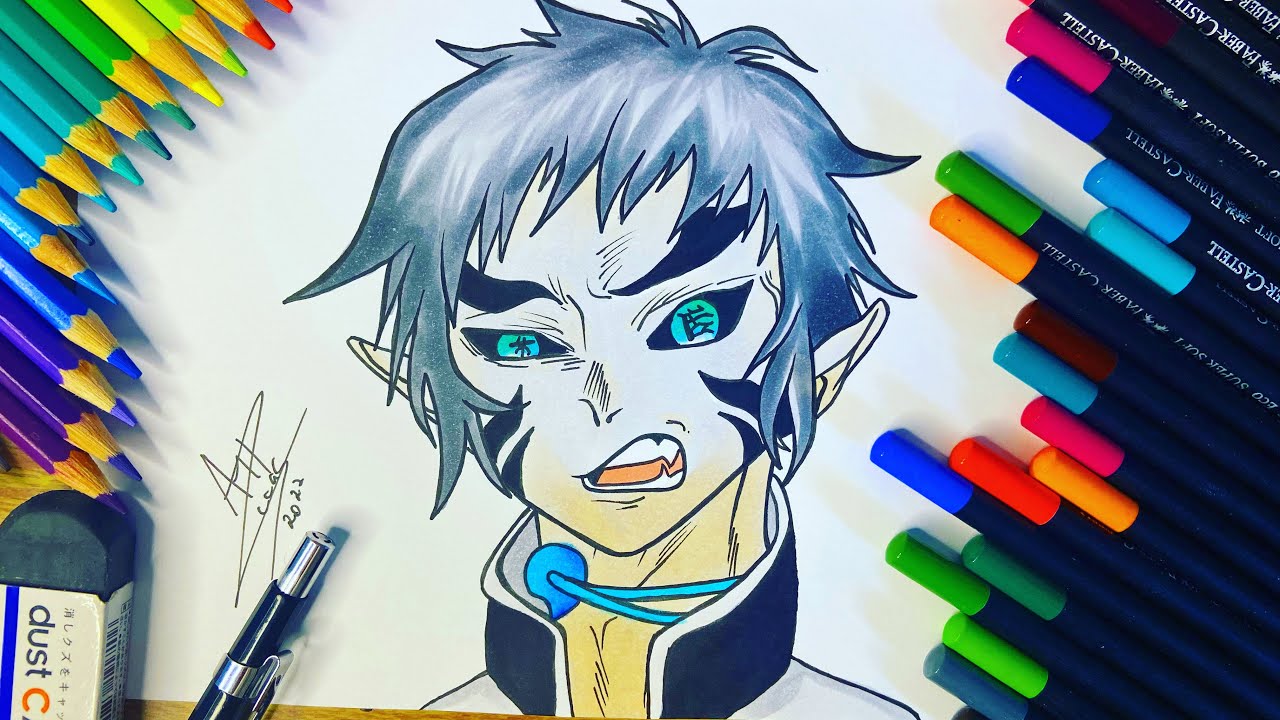 Como Desenhar o Kaigaku - Lua Superior 6 Substituto ( Demon Slayer ...