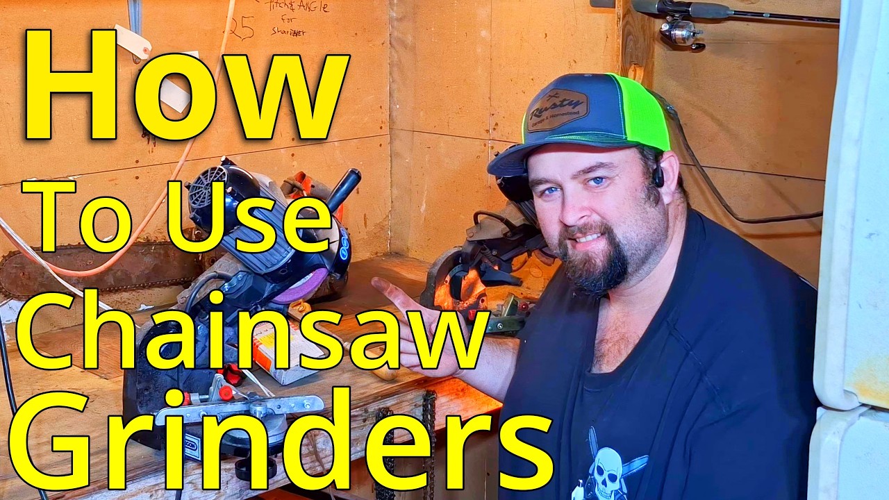The Best Chainsaw Chain Sharpener Technique - YouTube
