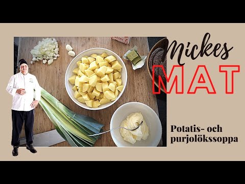 Video: Puré Soppa Med Potatis, Sparris Och Lax
