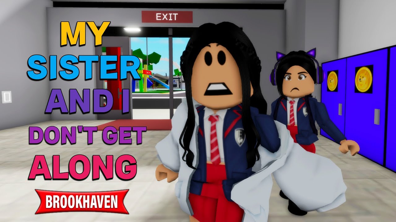 MY SISTERS AND I DON'T GET ALONG!! | BROOKHAVEN MOVIE | CoxoSparkle2 (VOICED)