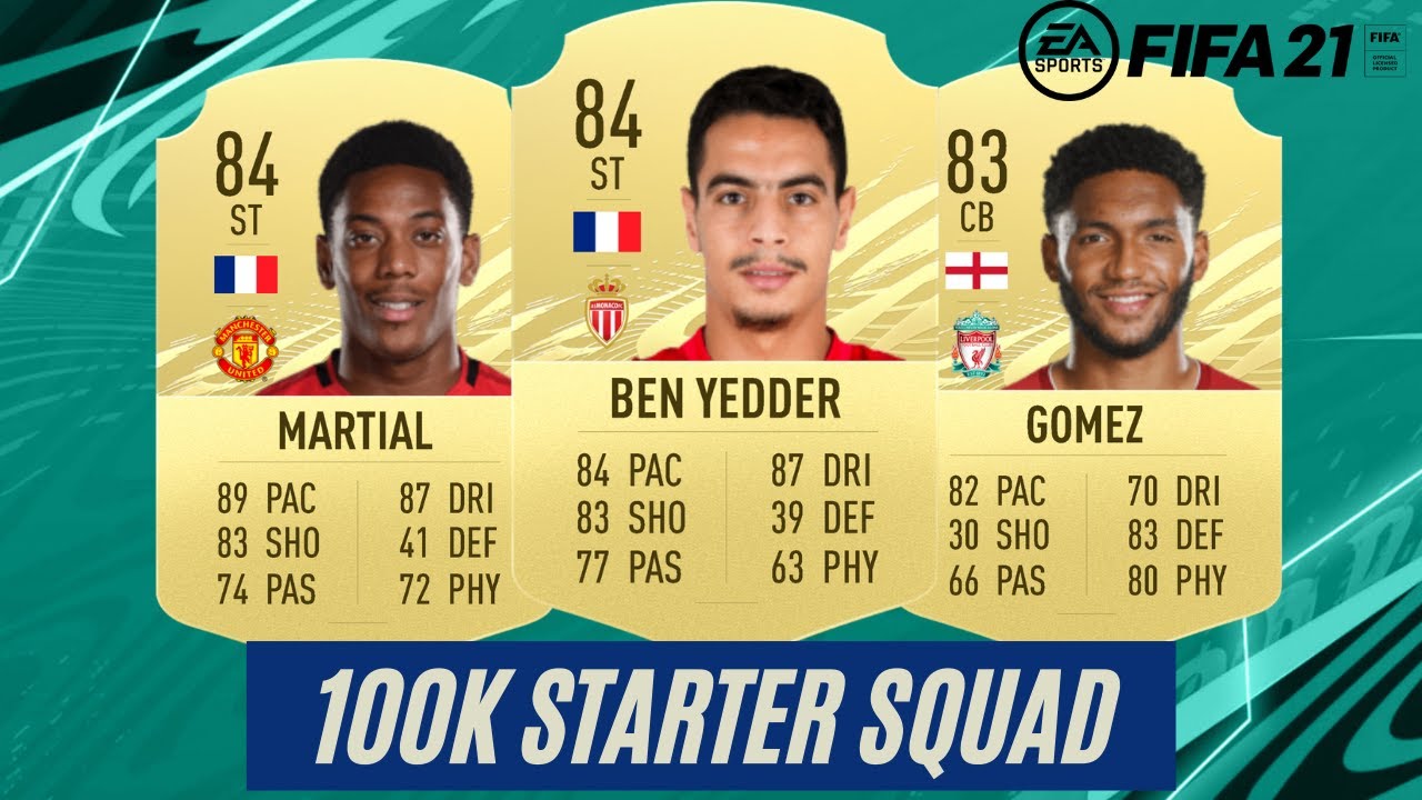 SUPER META 100K STARTER SQUAD FIFA 21 SQUAD BUILDER