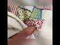 stitching hearts with fly stitch