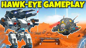 🔥 HAWK-EYE GAMEPLAY MONTAGE WAR ROBOTS || HAWK GAUSS & VOLT MK2 ||