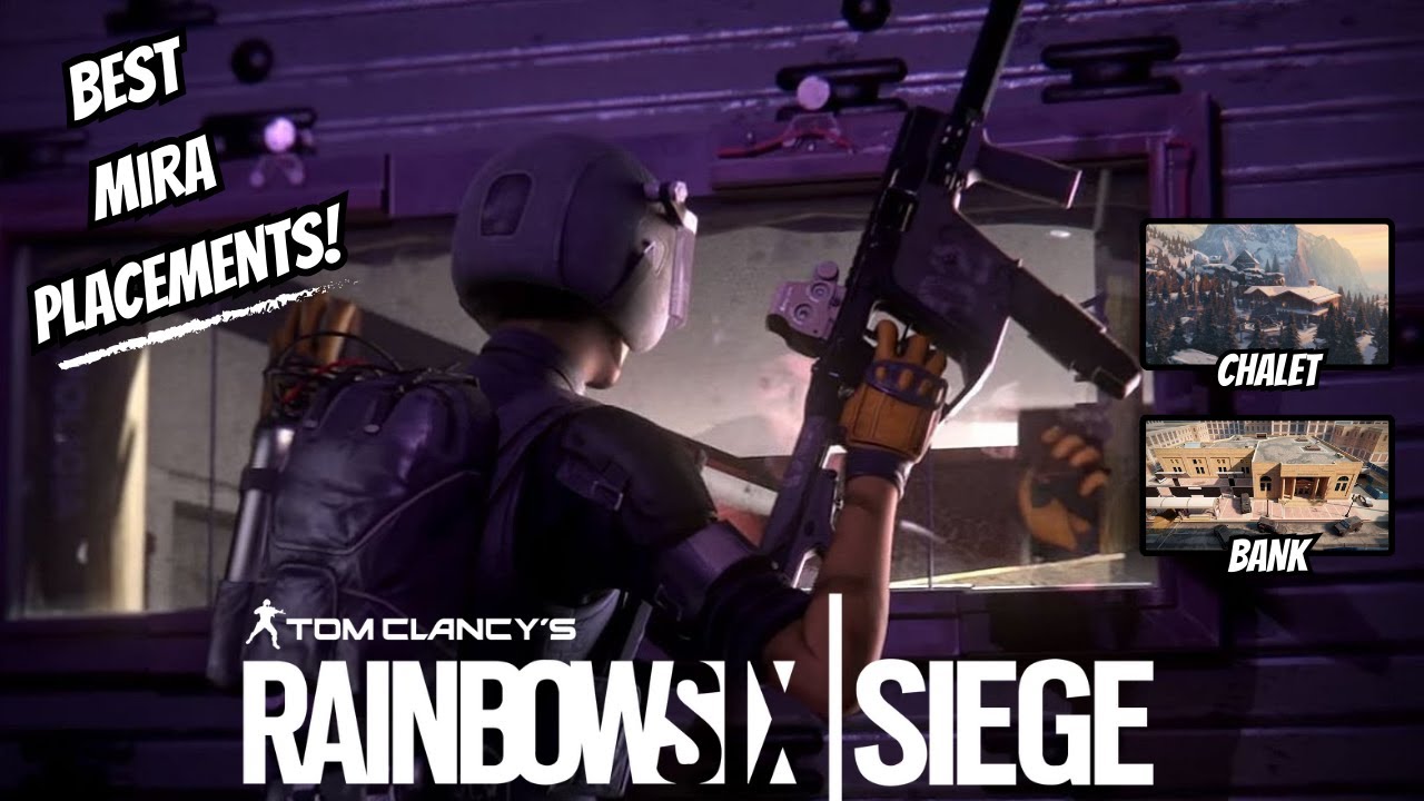 The BEST Mira Placements on Chalet & Bank! | Rainbow Six Siege - YouTube