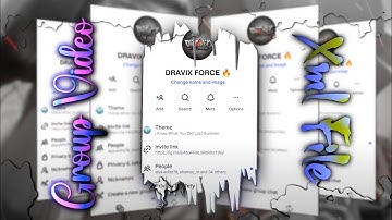 NEW GROUP VIDEO🥂|| XML FILE ✨🤍|| PRESENT BY @gw_rahul_bro 