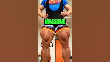 “QUADZILLA” Biker With Massive Quads #shorts #fitness #gymlife