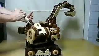 JCB machine with gears toy kids