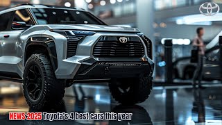 Объявлены 4 лучших автомобиля Toyota в этом году — стоит посмотреть!