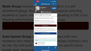 ParentSquare 101: Making a New Group