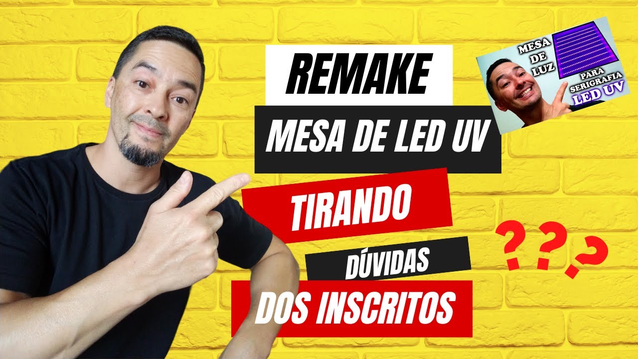 MESA DE LED UV PARA SERIGRAFIA (RESPONDENDO AOS INSCRITOS)