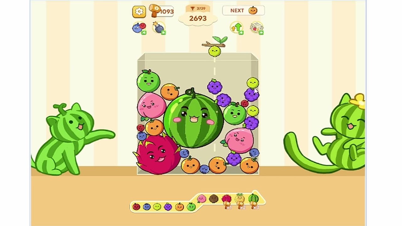 フルーツマージ：ジューシードロップ】Fruit Merge: Juicy Drop🌟61