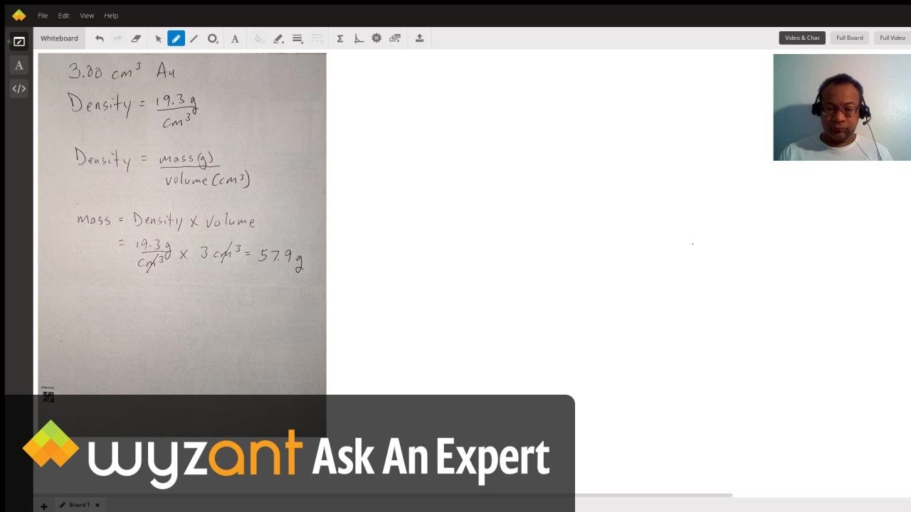 Calculate mass from density and volume. - YouTube