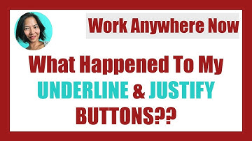 WordPress: Want Missing Underline & Justify Buttons Back!