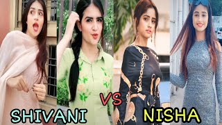 Nisha guragain vs Shivani yadav, haryanvi competition, popular tiktok video 2020 