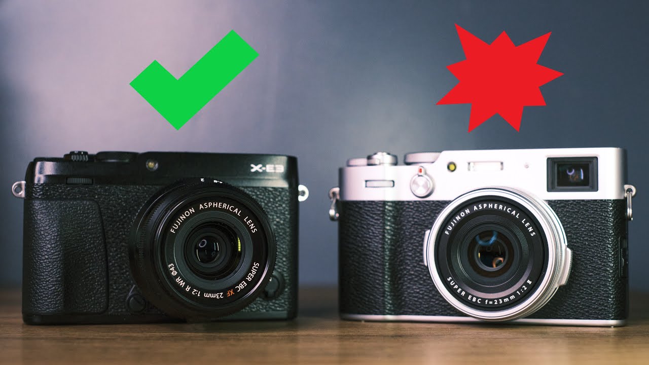 rok mini elleboog Fujifilm X100V vs X-E3 with XF 23mm F2 Lens - YouTube