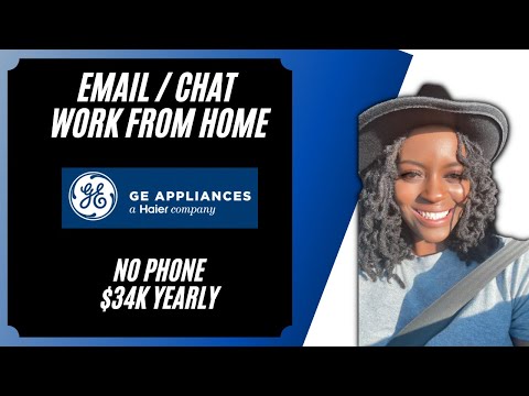 ?NO PHONE | GENERAL ELECTRIC CHAT & EMAIL WORK FROM HOME ? $34K/YRLY