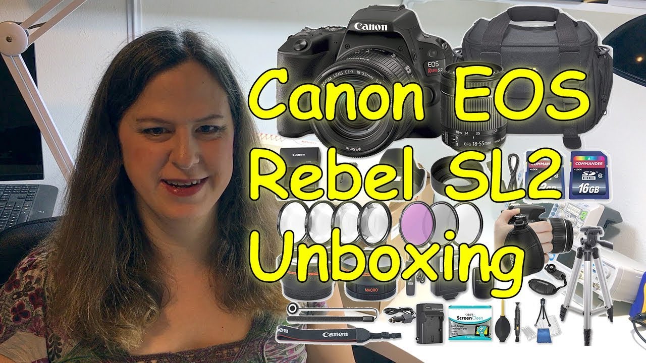 Canon EOS Rebel SL2 Bundle Unboxing