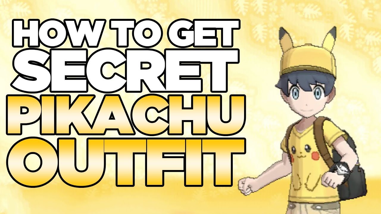 How To Get The Secret Pikachu Outfit In Pokemon Ultra Sun And Moon Austin John Plays