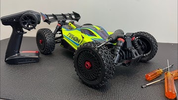 How to Calibrate bind and check gear mesh 1/8 TYPHON 223S  #TYPHON223S #UDRC #rcbasher