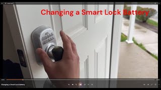 Changing a Smart Lock Battery