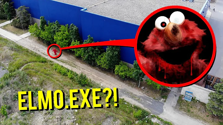 DRONE CATCHES ELMO.EXE AT ABANDONED MOVIE THEATRE!...