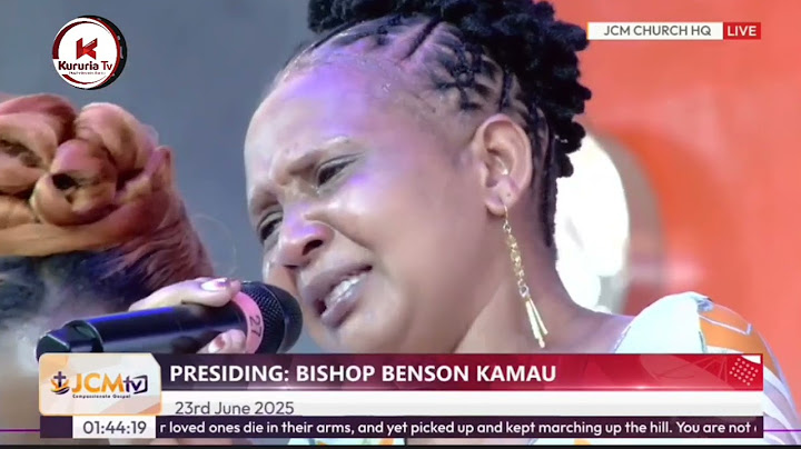 Woiyee Kieha na maithori kanithaini wa JCM hidi ya widows days