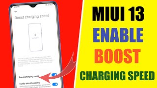 Poco M3 Enable Miui 13 Boost Charging Speed  How To Enable Mi Turbo Charging On Any Xiaomi Device