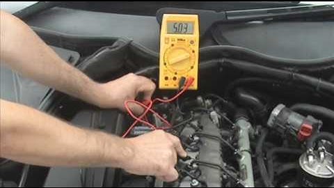 Testing CAM or CamShaft Position Sensor Hall Effect Type