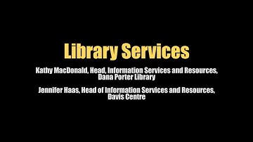 Library Services: Graduate Student Services Fair