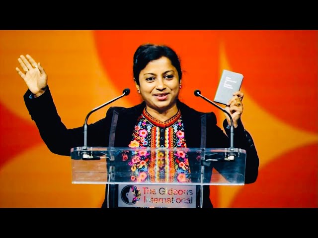 Testimony from Hinduism to Christianity - shared in Gideon international conference - Orlando