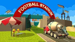 Football Stadium Builder - Vehicle Construction Simulator | Truck - Crane Gameplay screenshot 3
