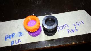 3d print quality: Replicator 2 vs Thingomatic