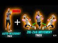Free fire onetap +sit up gloowall | zigzag movement |how to increase movment Speed | pagal m10