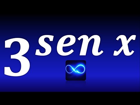 Derivada de 3 elevado a seno de x (exponencial trigonométrica)