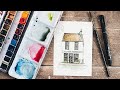 Line and Wash | Painting a Fishmonger&#39;s Shop